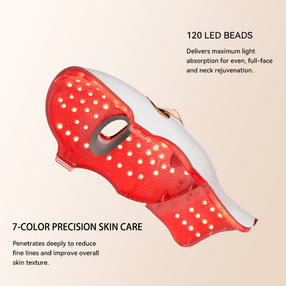 FOLOKE Cordless LED Face & Neck Mask