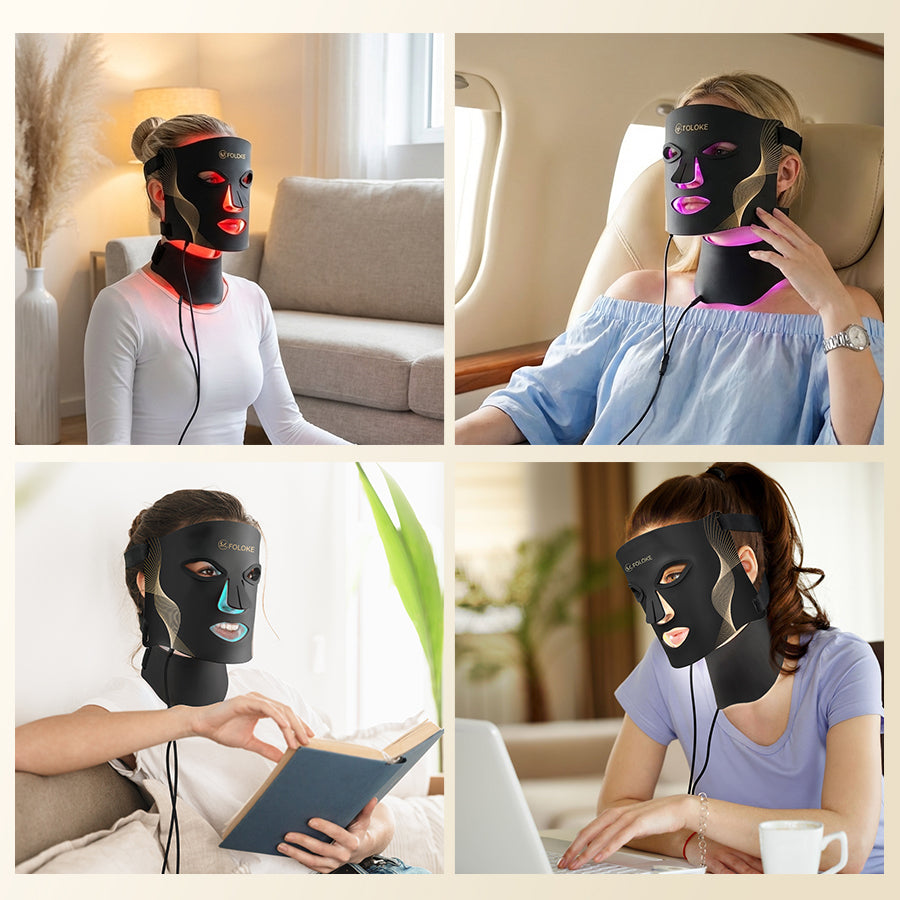 FOLOKE Flexible LED Face Mask
