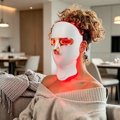 FOLOKE Cordless LED Face & Neck Mask
