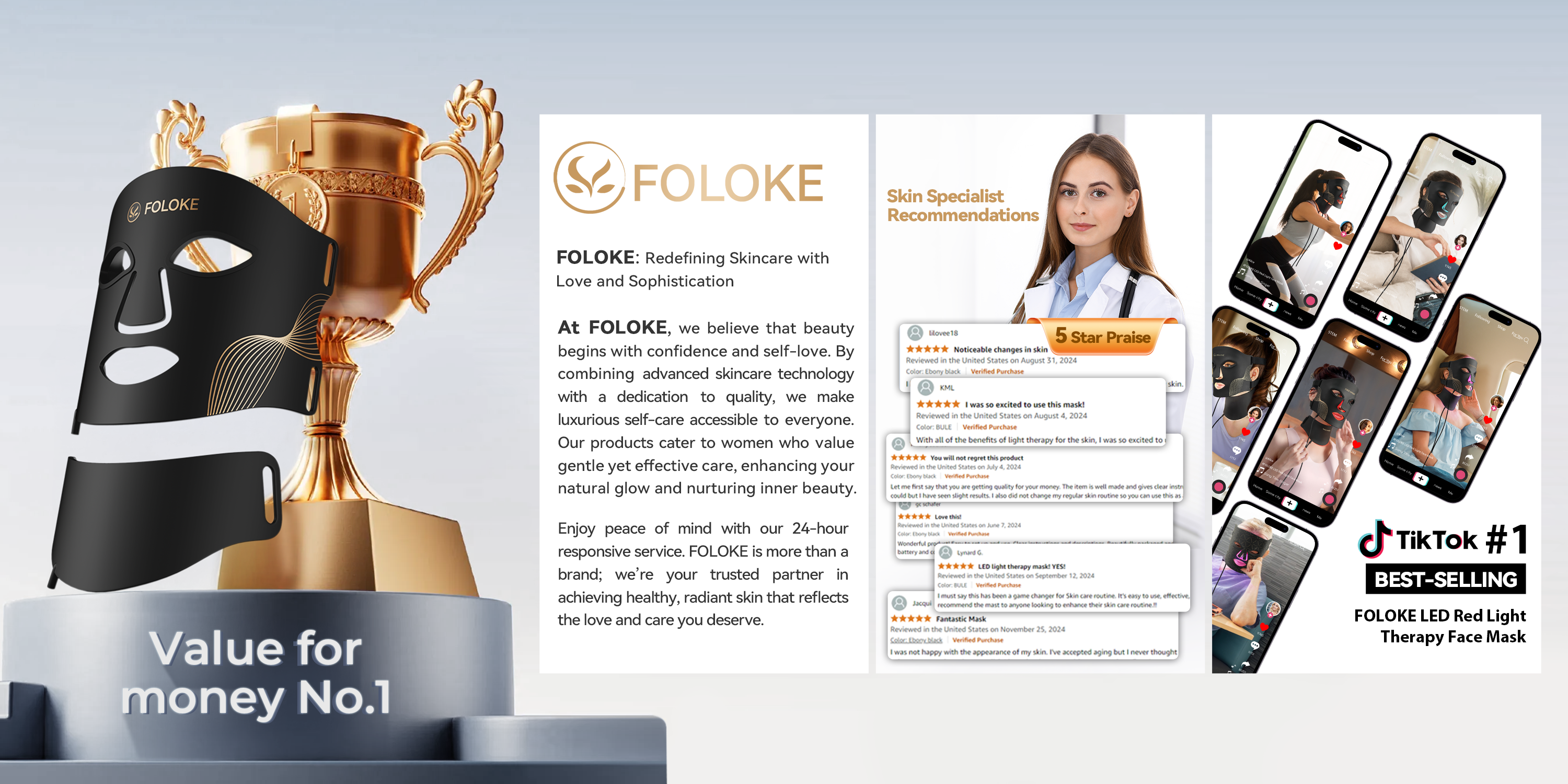 FOLOKE LED light therapy mask for face and neck red infrared skin care FOLOKE cordless LED face mask red and near infrared light therapy FOLOKE red light therapy face mask USB-C rechargeable FOLOKE LED skin care mask for home use travel yoga FOLOKE LED face and neck mask flexible silicone design FOLOKE red and infrared LED mask anti-aging skin care FOLOKE portable cordless LED light therapy mask FOLOKE LED face mask with neck attachment red light therapy FOLOKE LED skin rejuvenation mask home use FOLOKE USB